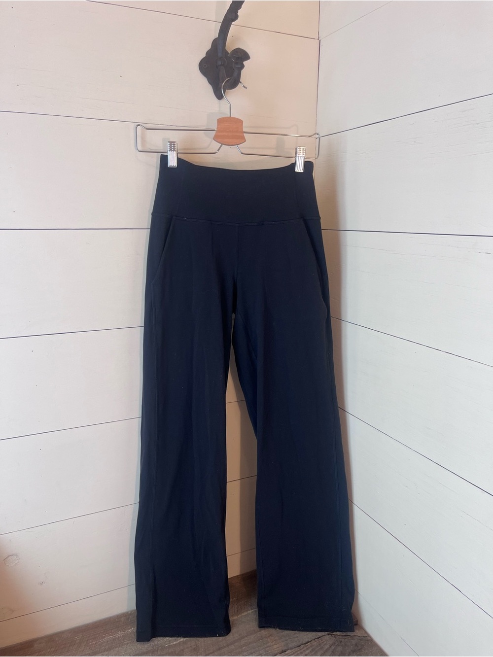 lululemon athletica Black Wide-Leg Leggings